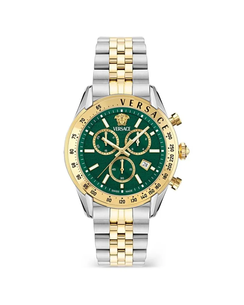 Versace Chrono Master 44mm - Grün Grün
