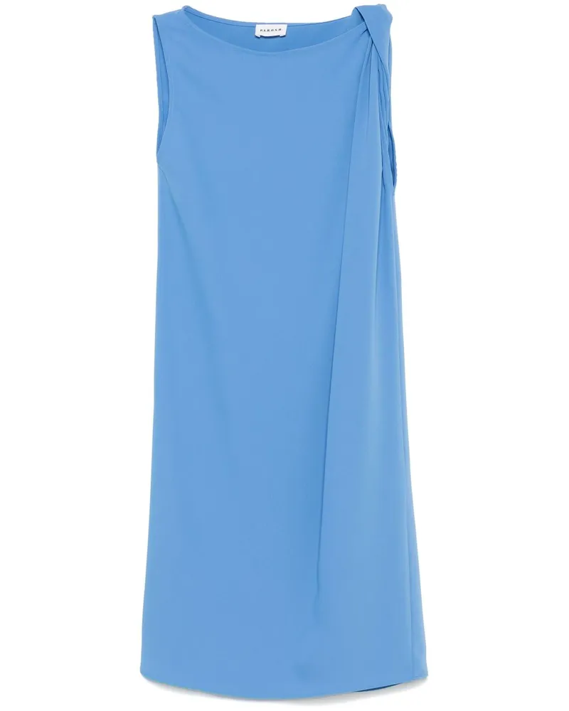 P.A.R.O.S.H. Drapiertes Midikleid - Blau Blau