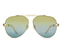 Thin Bridge Sonnenbrille - Gold