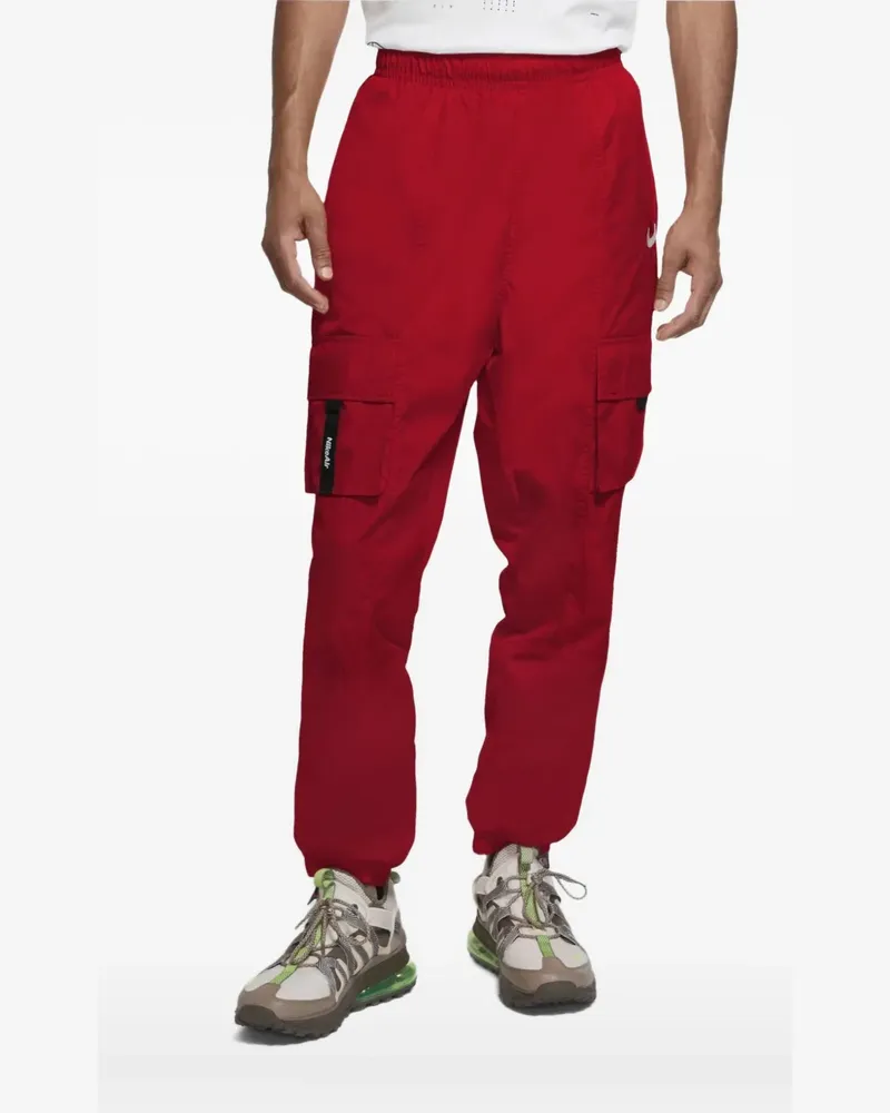 Nike Jogginghose mit aufgesetzten Taschen - Rot Rot