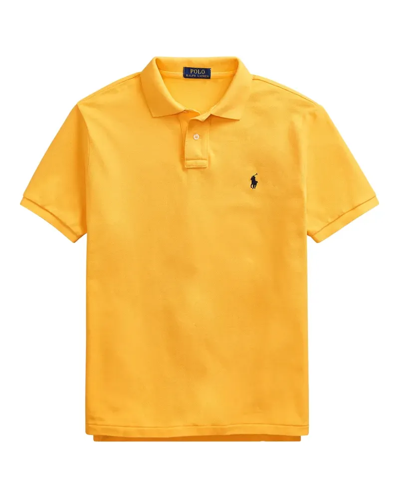 Ralph Lauren Piqué-Poloshirt mit Logo-Stickerei - Gelb Gelb
