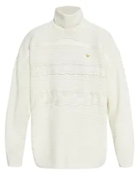 adidas Pullover mit Logo-Stickerei Weiß