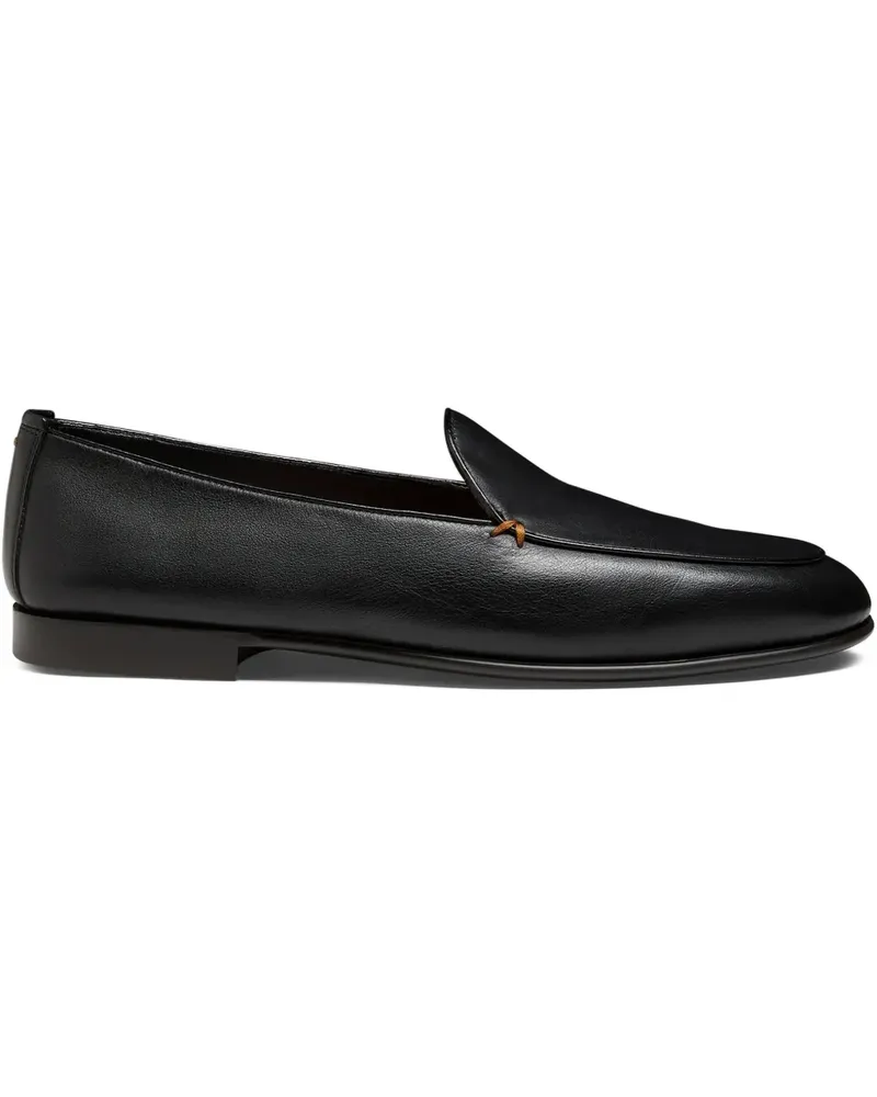 Santoni Klassische Loafer - Schwarz Schwarz