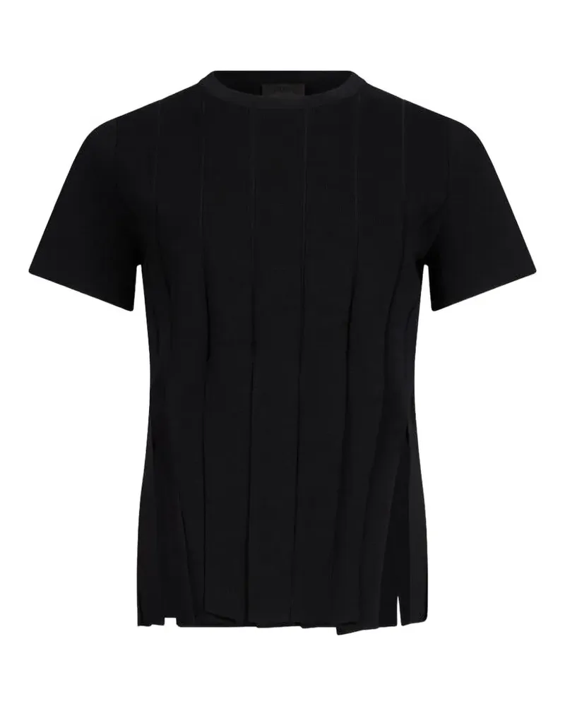 Liu Jo Pullover mit Fransen - Schwarz Schwarz