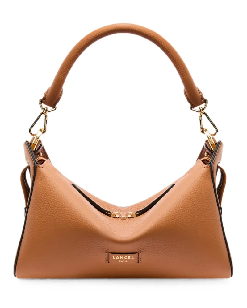 Lancel medium Louison grained leather shoulder bag - Braun Braun