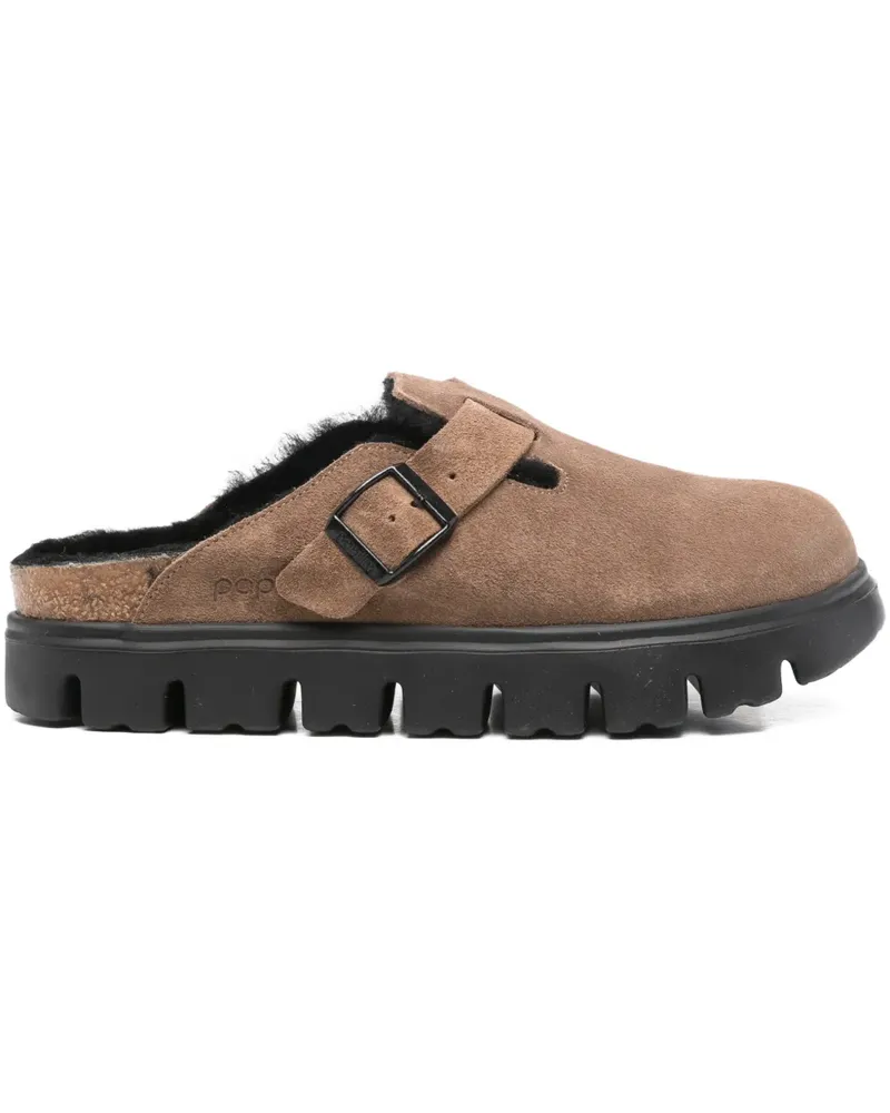 Birkenstock Boston buckle slippers - Braun Braun