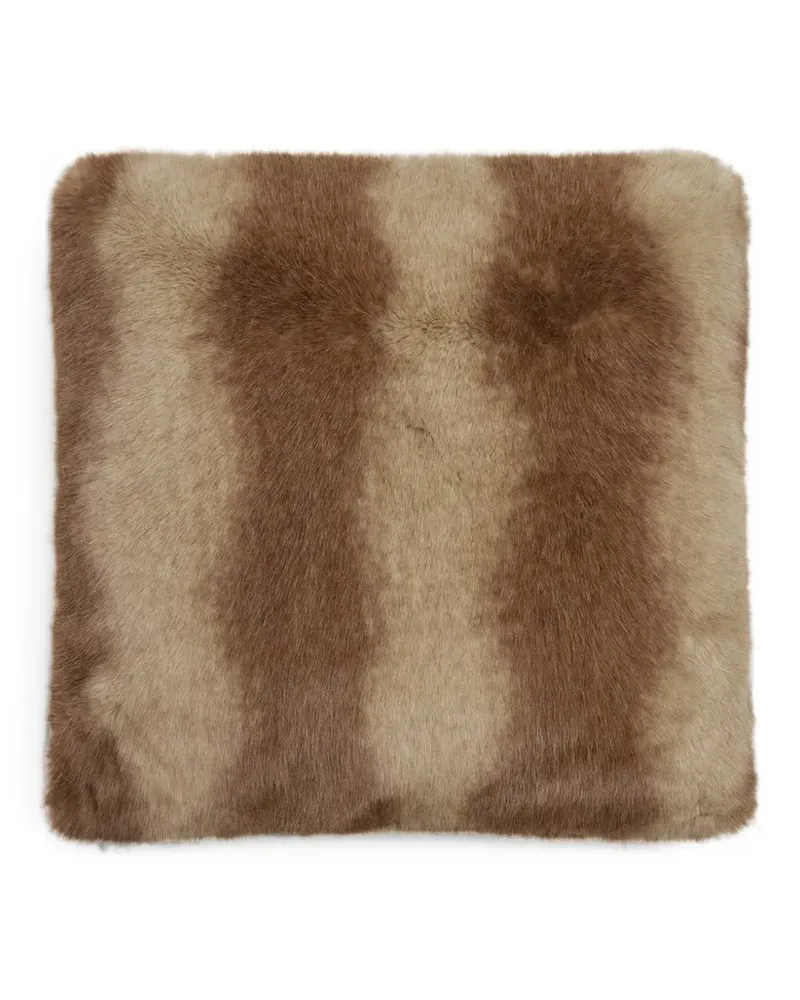 APPARIS Jules faux-fur throw pillow - Nude Nude