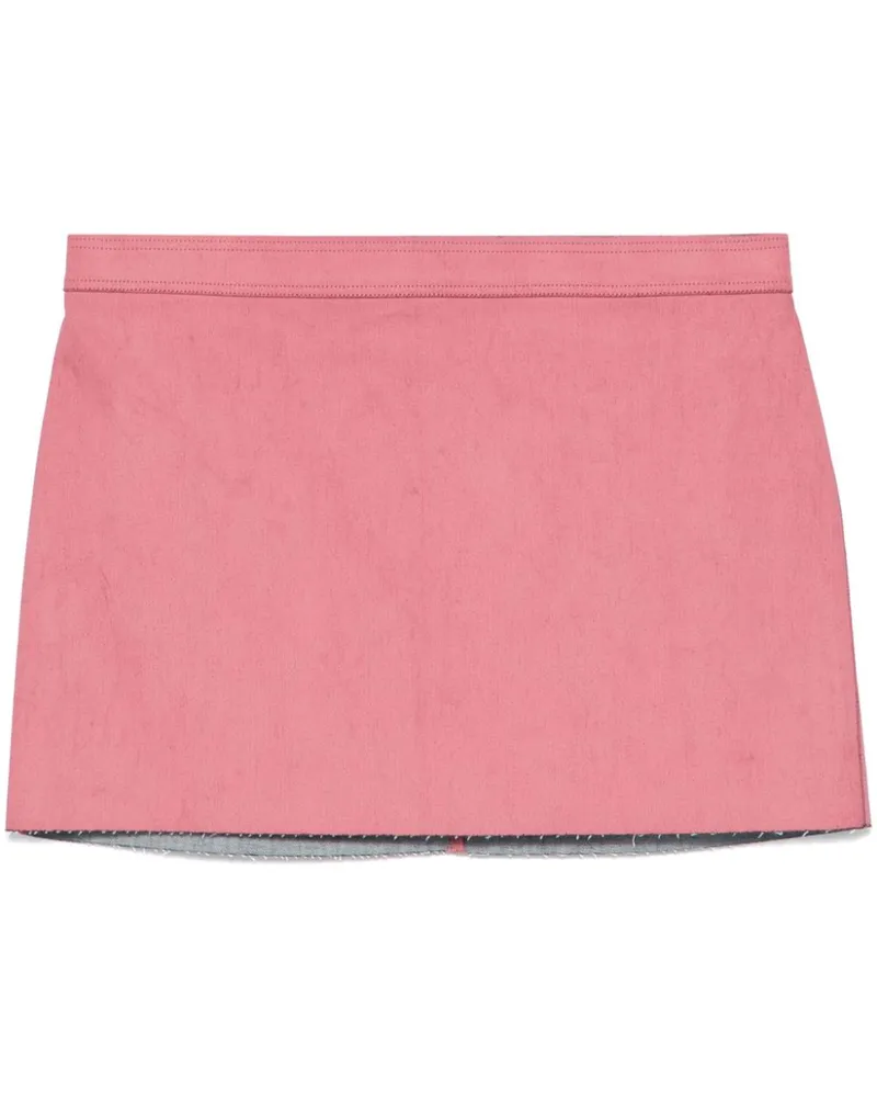 Rick Owens Beschichteter Minirock - Rosa Rosa