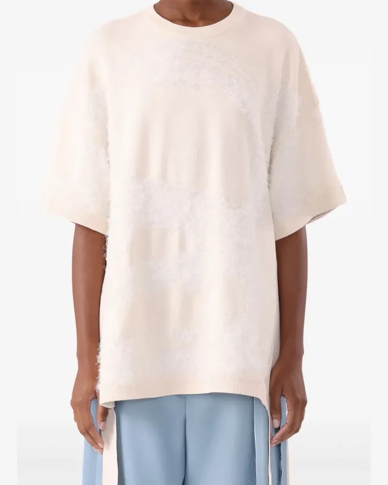 Jason Wu T-Shirt aus Feinstrick - Rosa Rosa