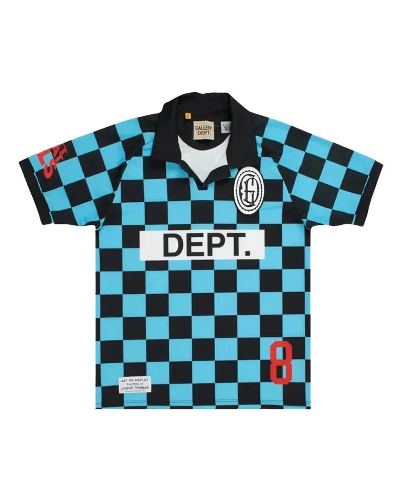 GALLERY DEPT. Karierter Fußballtrikot - Schwarz Schwarz