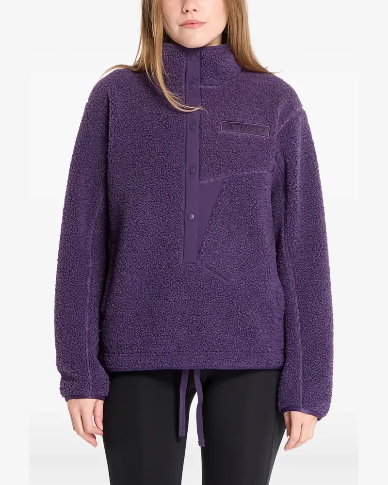 adidas Terrex Xploric fleece sweatshirt - Violett Violett