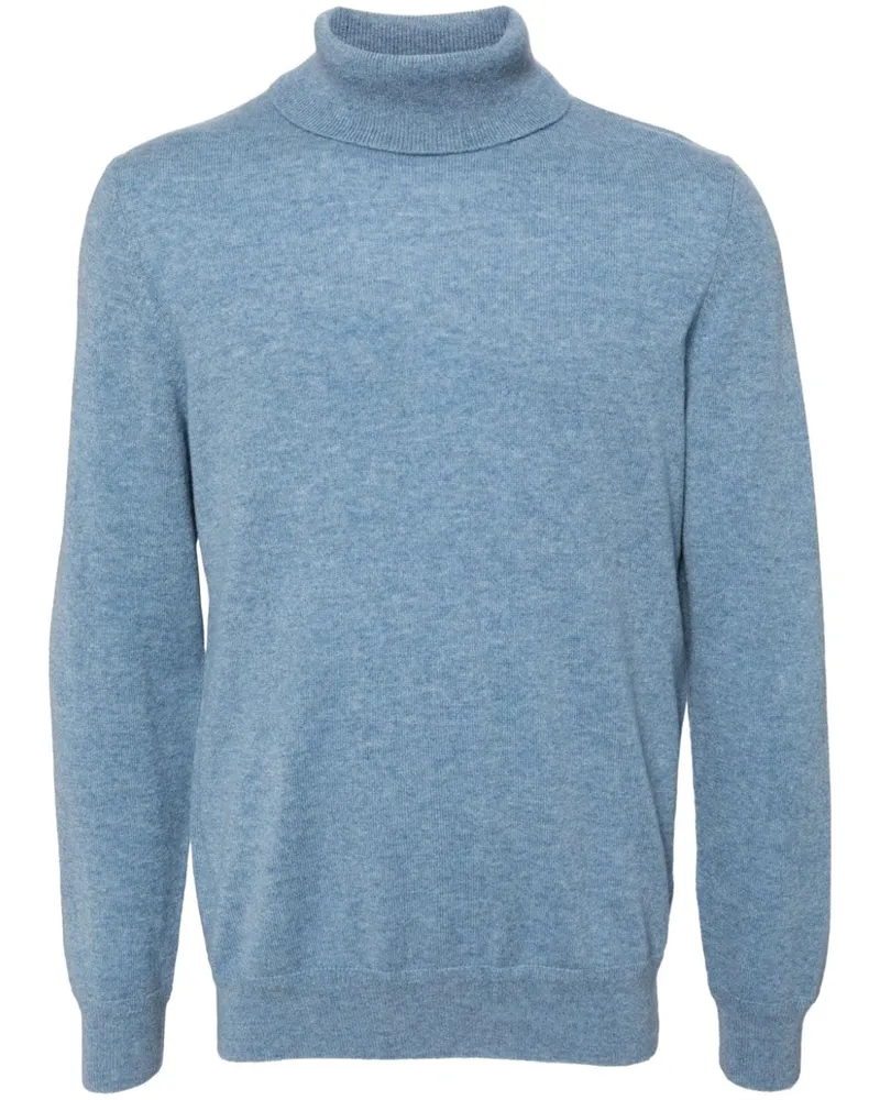 ManOnTheBoon Rollkragenpullover aus Kaschmir - Blau Blau