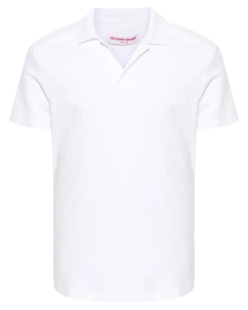 Orlebar Brown Felix Poloshirt mit Reverskragen - Weiß Weiß
