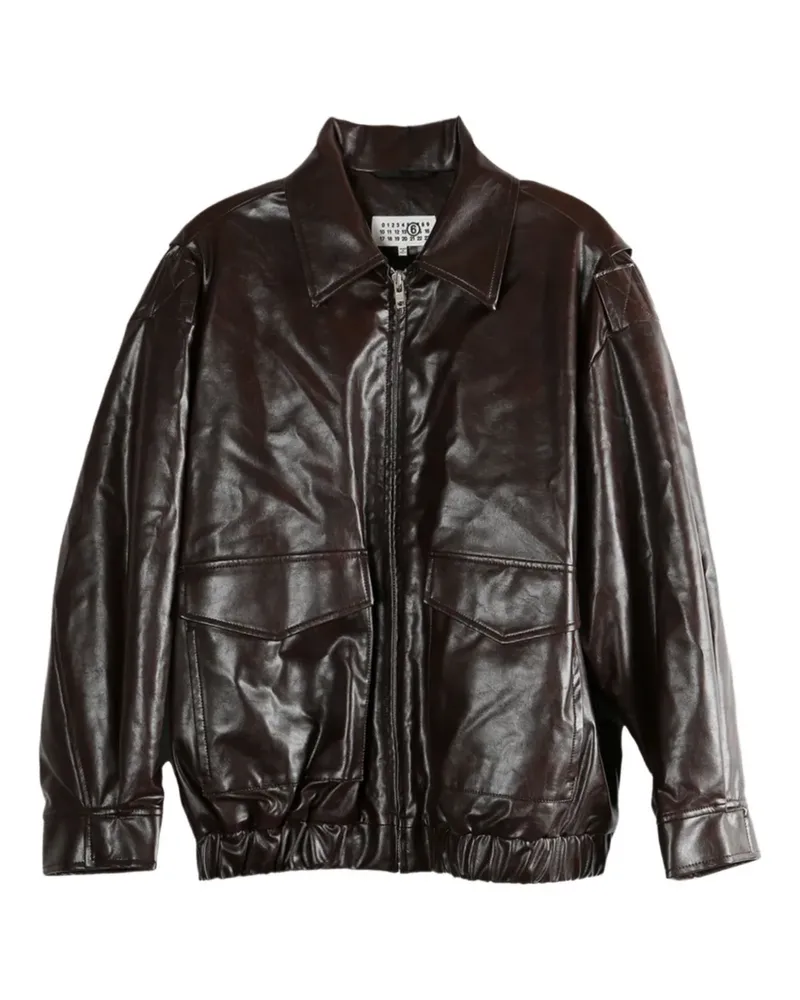 Maison Margiela flap-pockets jacket - Braun Braun