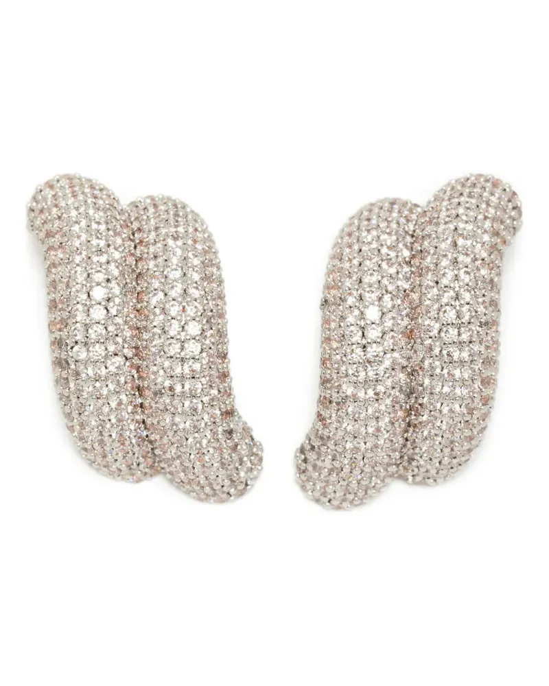 Eddie Borgo Rope Armband mit Pavéfassung - Silber Silber