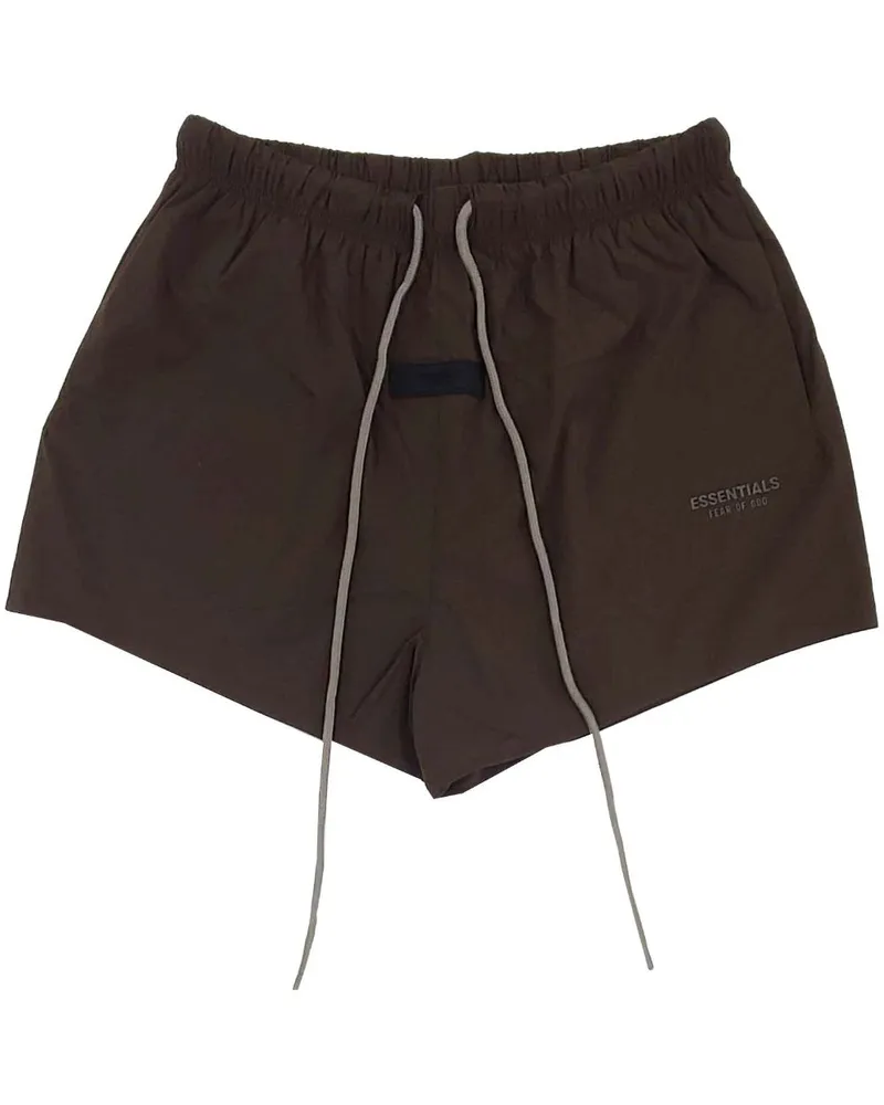 Fear of God Joggingshorts mit Logo-Applikation - Braun Braun