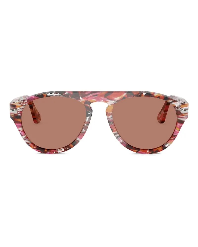 Persol Getönte Pilotenbrille - Rot Rot