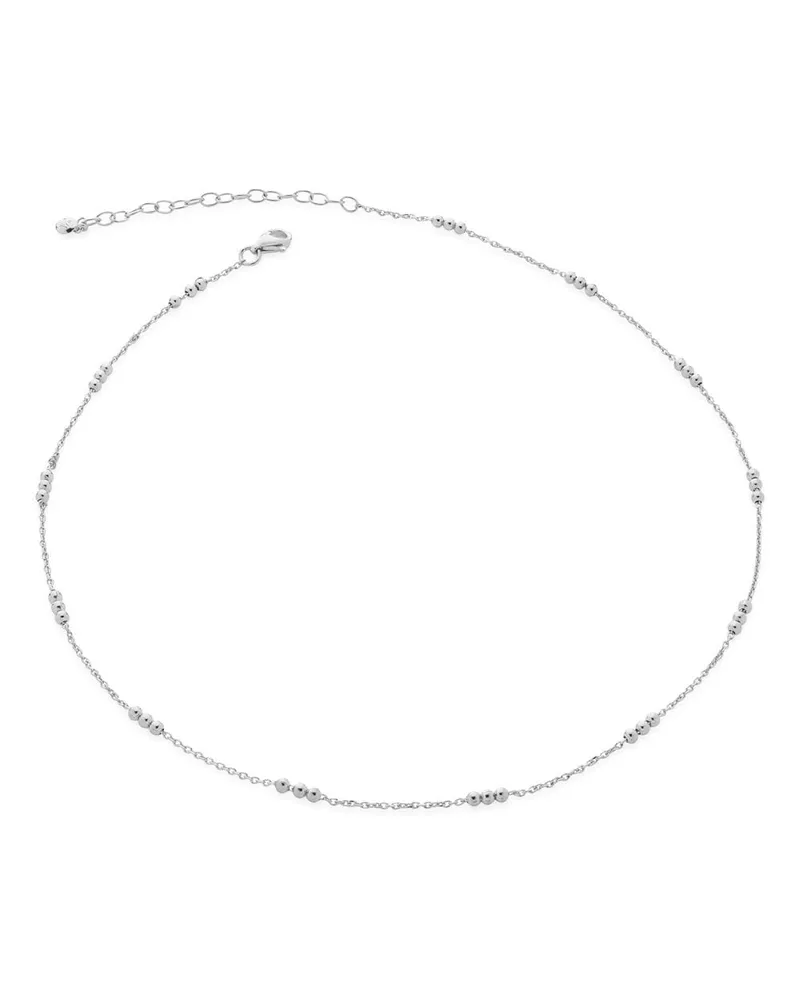 Monica Vinader Halskette mit Perlen - Silber Silber