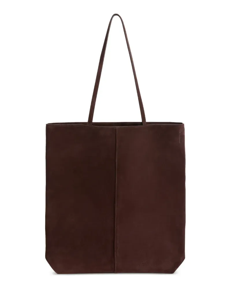 Jil Sander Linea Tote Bag aus Wildleder - Braun Braun