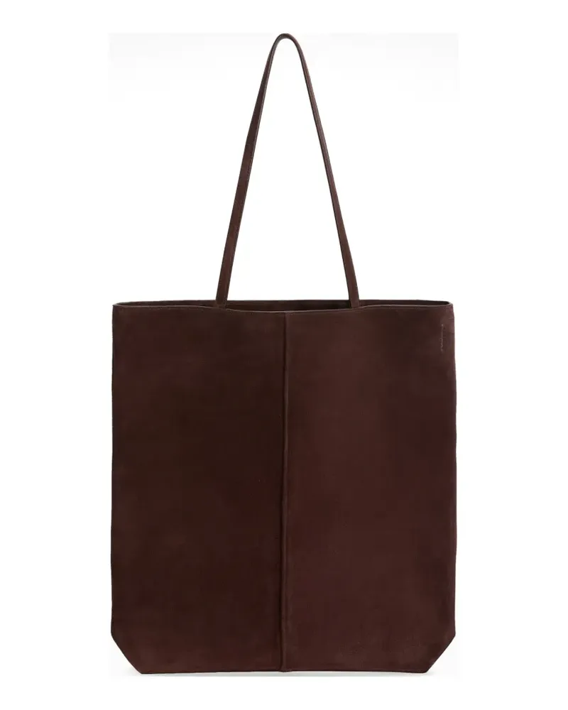Jil Sander Linea Tote Bag aus Wildleder - Braun Braun