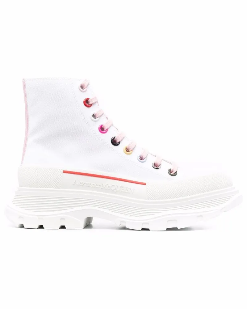 Alexander McQueen Sneakers mit Schnürung - Weiß Weiß