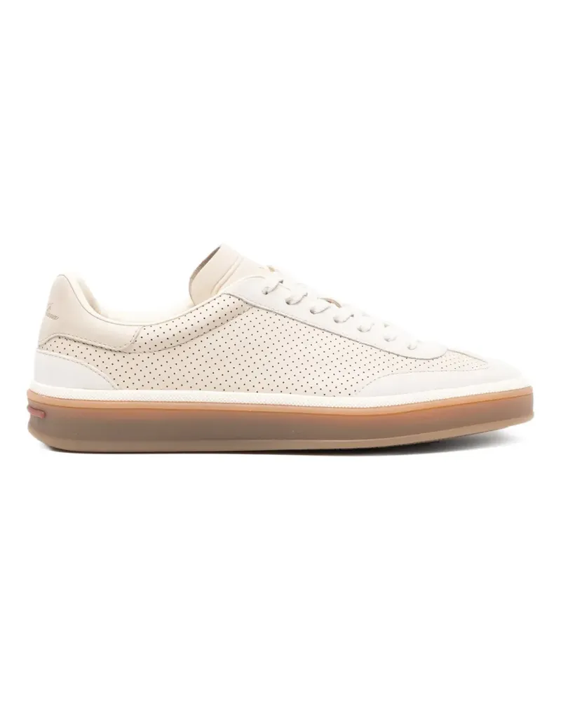 Loro Piana Tennis Walk Sneakers aus Wildleder - Nude Nude
