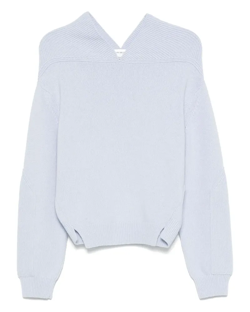 Victoria Beckham Pullover mit V-Ausschnitt - Blau Blau