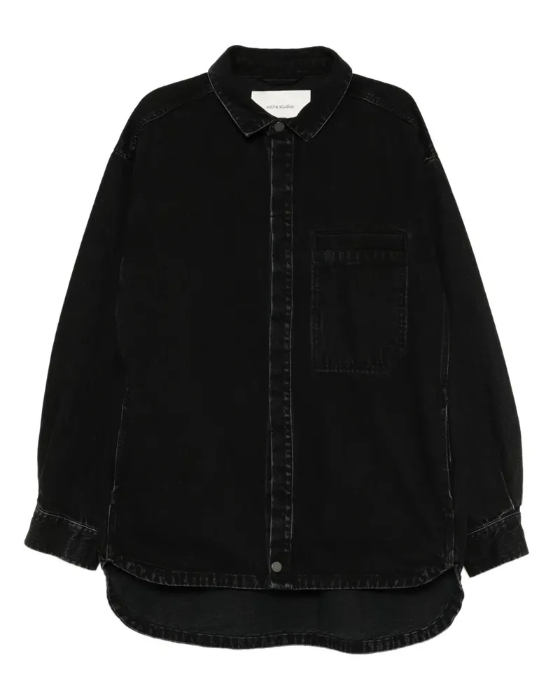 Entire Studios Herculean Jeansjacke - Schwarz Schwarz