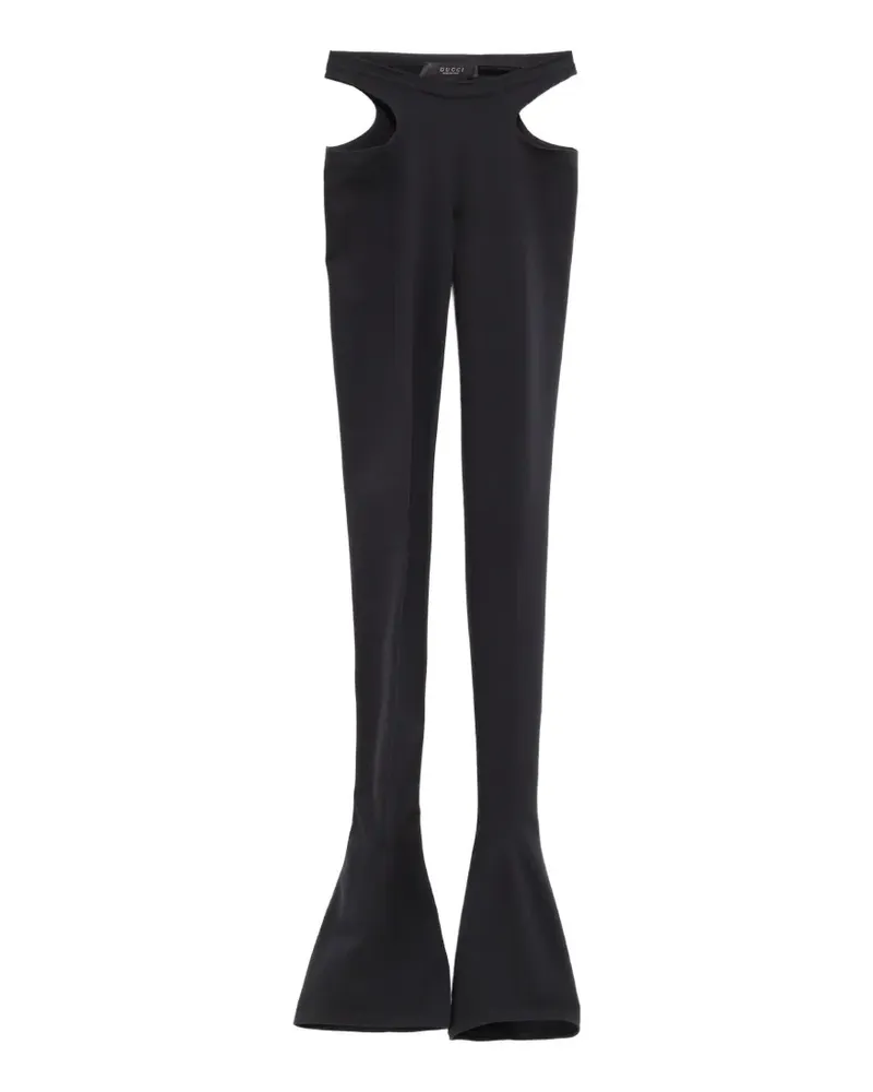 Gucci Fein gestrickte Leggings - Schwarz Schwarz