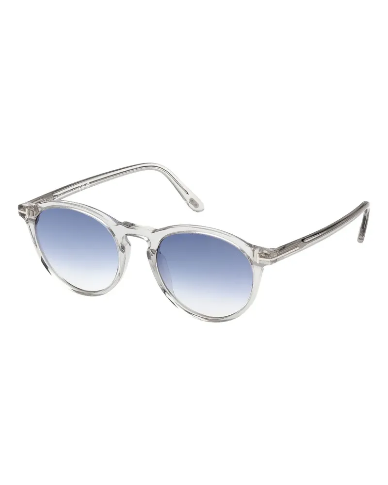 Tom Ford Runde Sonnenbrille mit Farbverlauf - Grau Grau