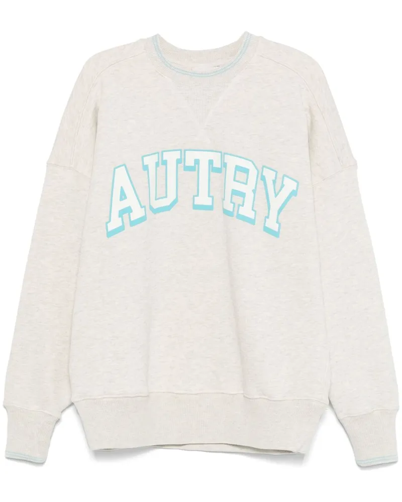 AUTRY Sweatshirt mit Logo-Stempel - Grau Grau