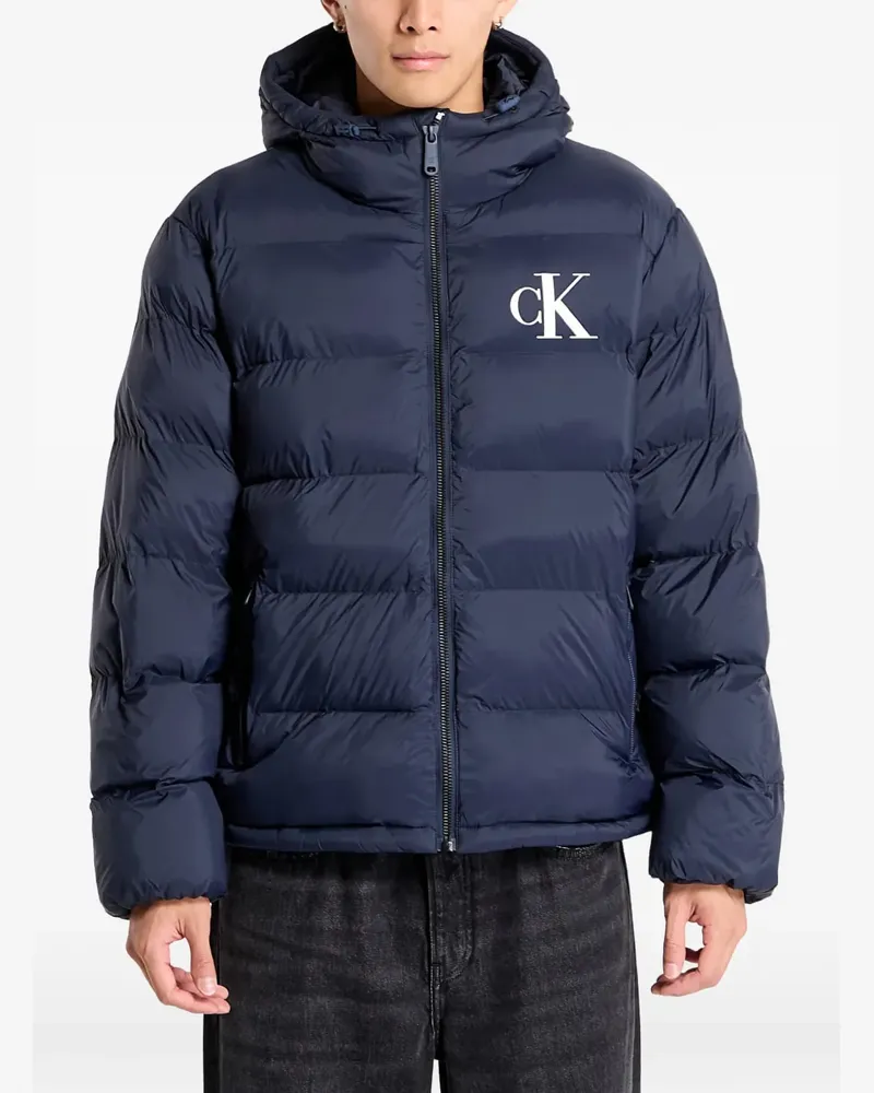 Calvin Klein monogram puffer jacket - Blau Blau