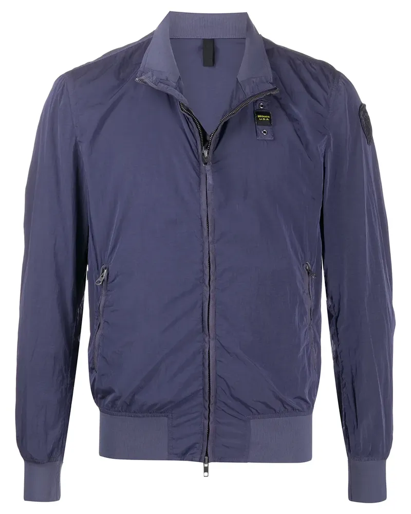 Blauer Leichte Bomberjacke Blau