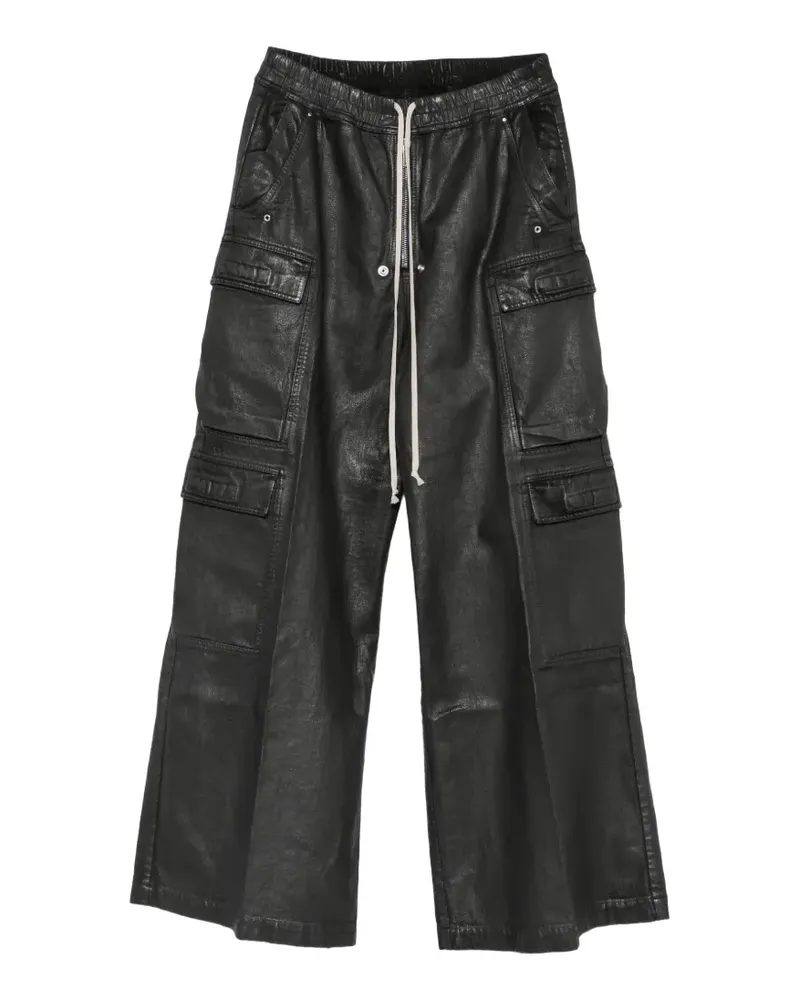 DRKSHDW by Rick Owens drawstring-fastening cargo pants - Schwarz Schwarz