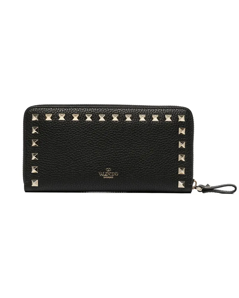 Valentino Garavani Rockstud Portemonnaie - Schwarz Schwarz
