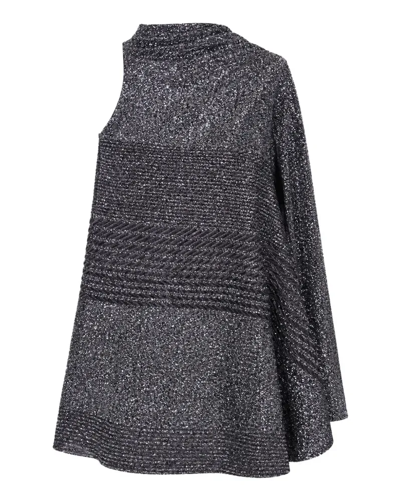 Missoni Asymmetrisches Kleid mit Pailletten - Schwarz Schwarz