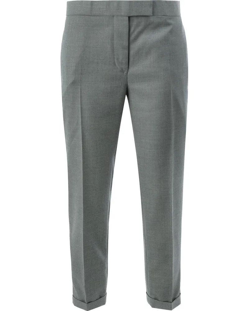 Thom Browne Halbhohe Hose - Grau Grau