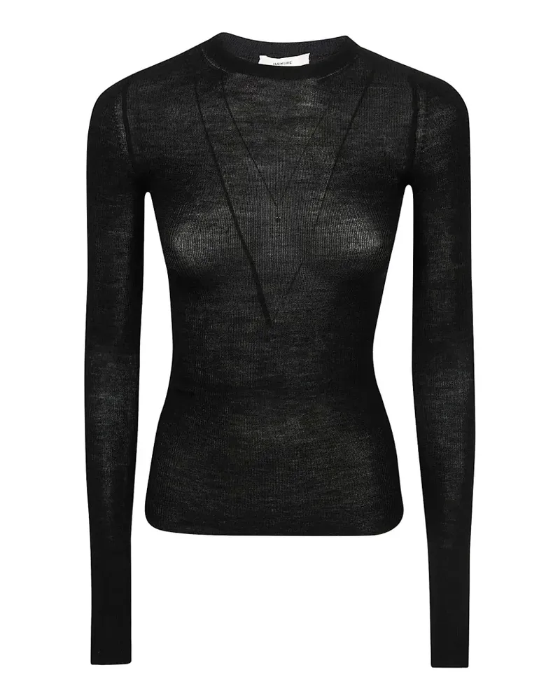 Haikure Joan Langarmshirt - Schwarz Schwarz