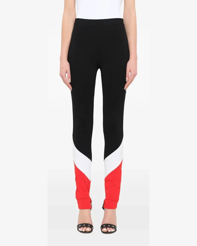 Givenchy colour block leggings - Schwarz Schwarz