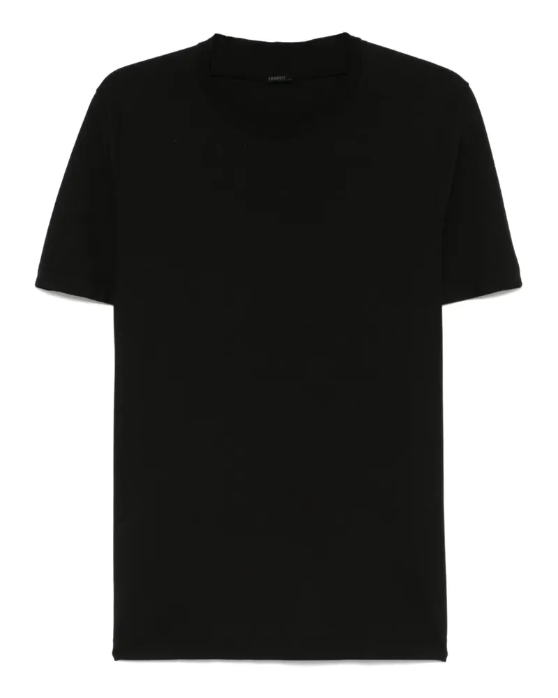 TRANSIT T-Shirt mit rundem Ausschnitt - Schwarz Schwarz