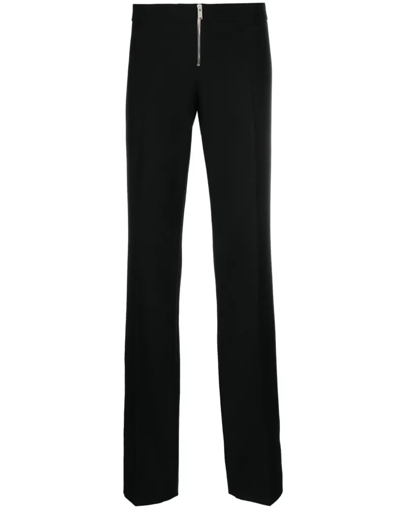 Stella McCartney Tief sitzende Slim-Fit-Hose - Schwarz Schwarz