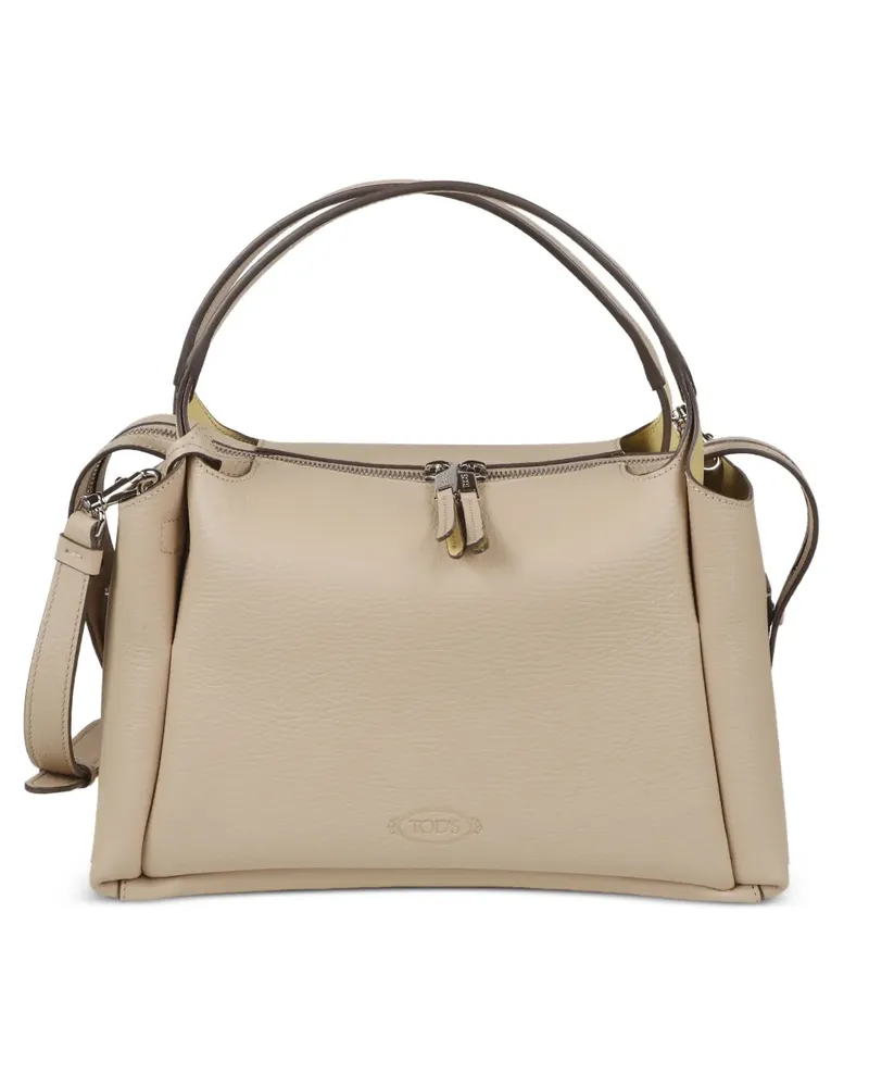 TOD'S top handle tote bag - Nude Nude