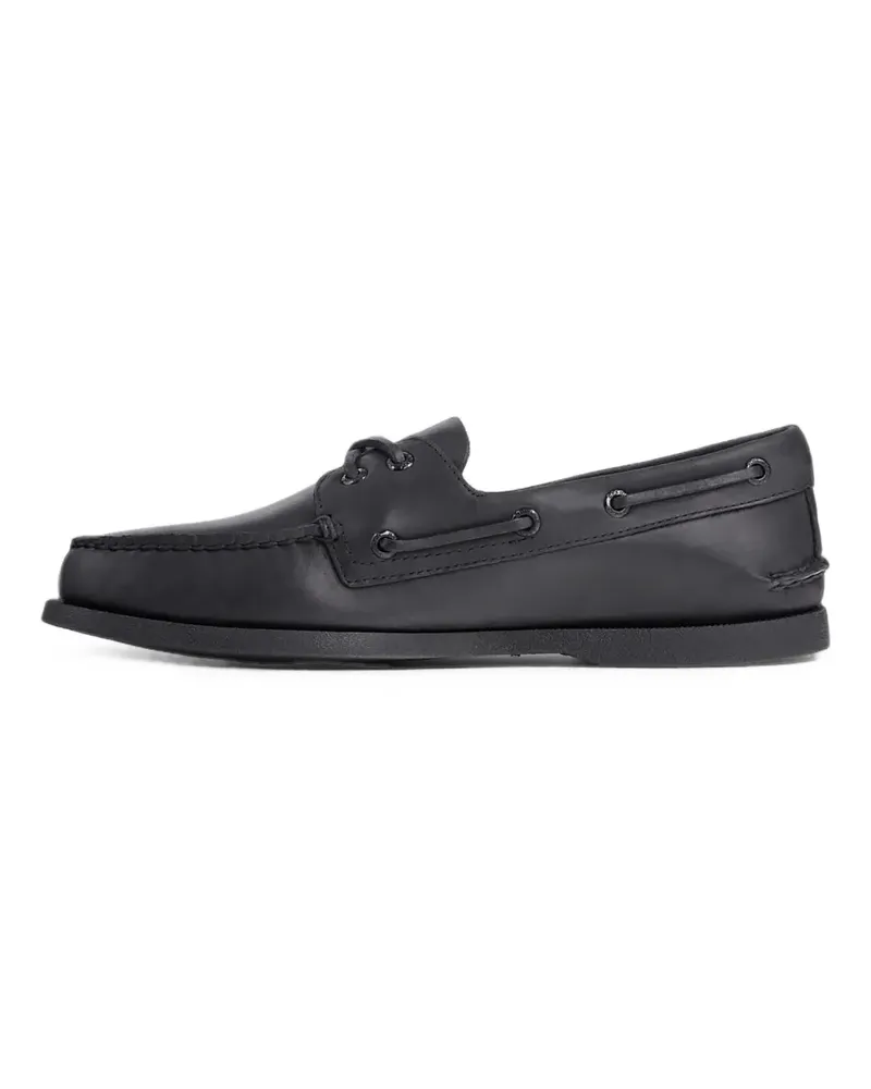 Sperry Top Sider leather boat shoes - Schwarz Schwarz