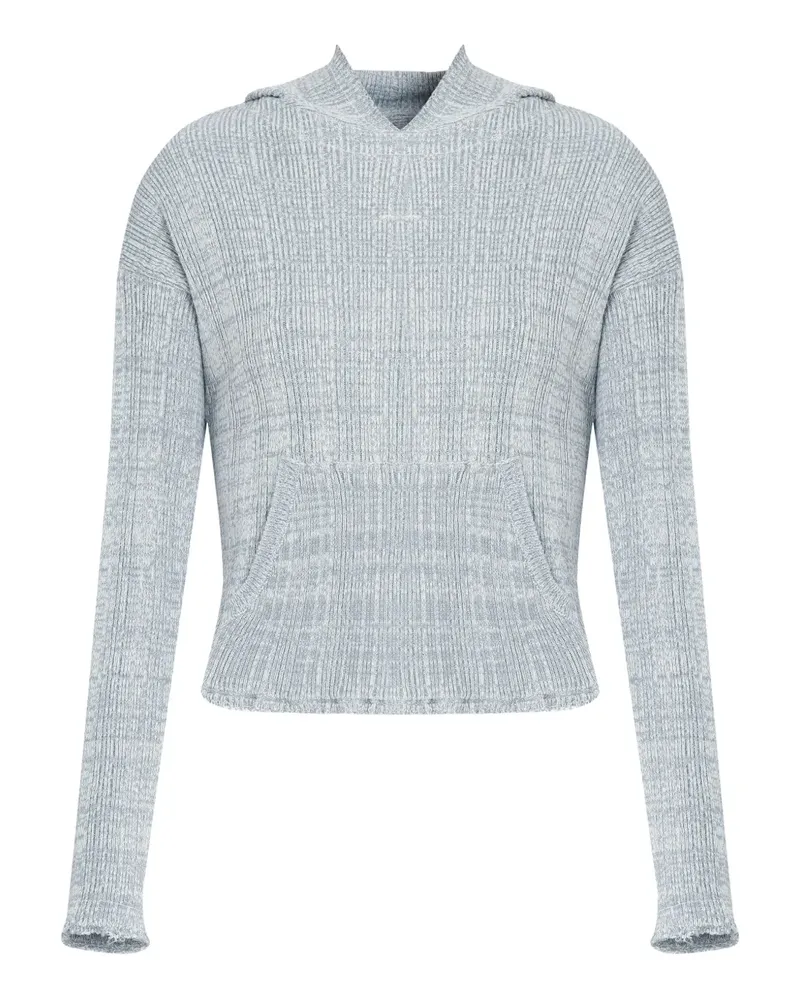 Osklen Ausgefranster Hoodie - Grau Grau