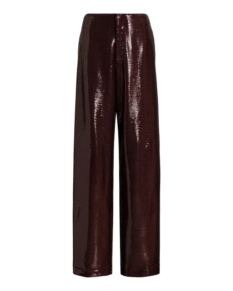 Alberta Ferretti Hose mit Pailletten - Braun Braun