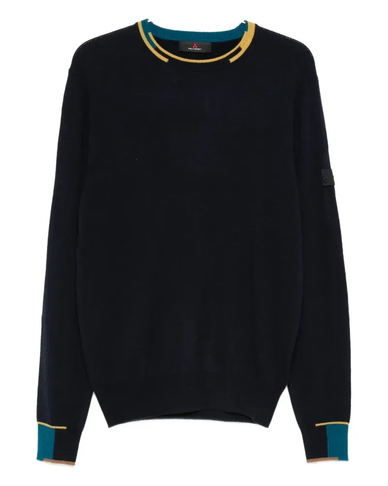Peuterey Marlon 04 Pullover mit rundem Ausschnitt - Blau Blau