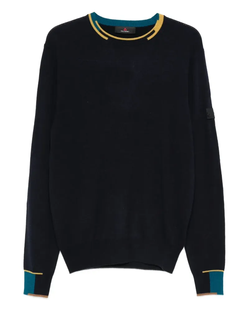 Peuterey Marlon 04 Pullover mit rundem Ausschnitt - Blau Blau