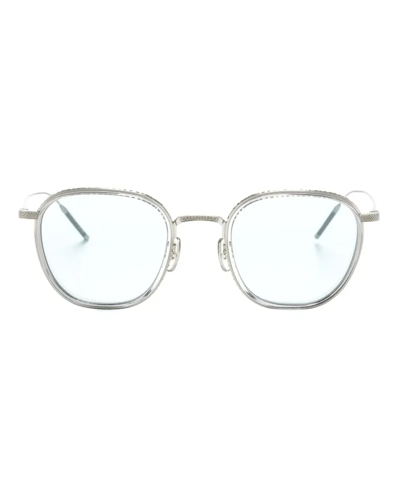 Oliver Peoples TK-9 Brille mit eckigem Gestell - Silber Silber