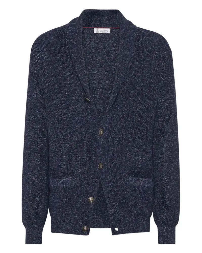 Brunello Cucinelli Cardigan mit Knopfleiste - Blau Blau