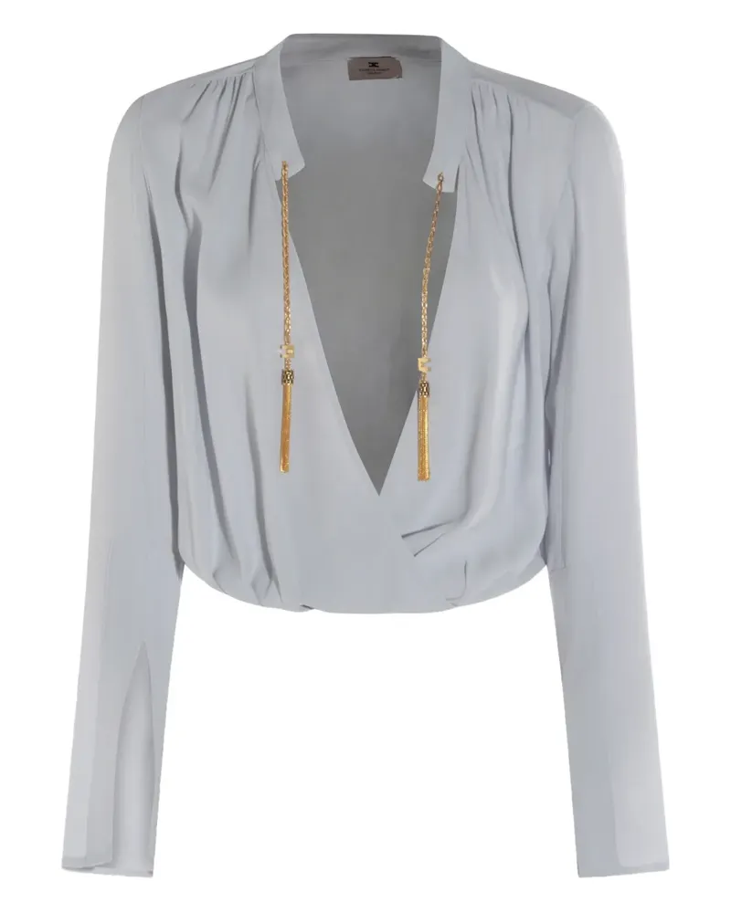 Elisabetta Franchi Bluse mit Kettenquasten - STARLIGHT Starlight